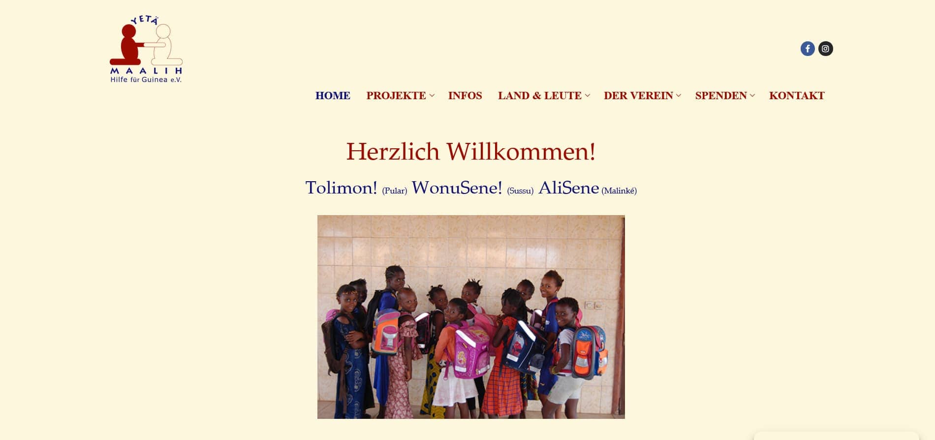 Hilfe für Guinea