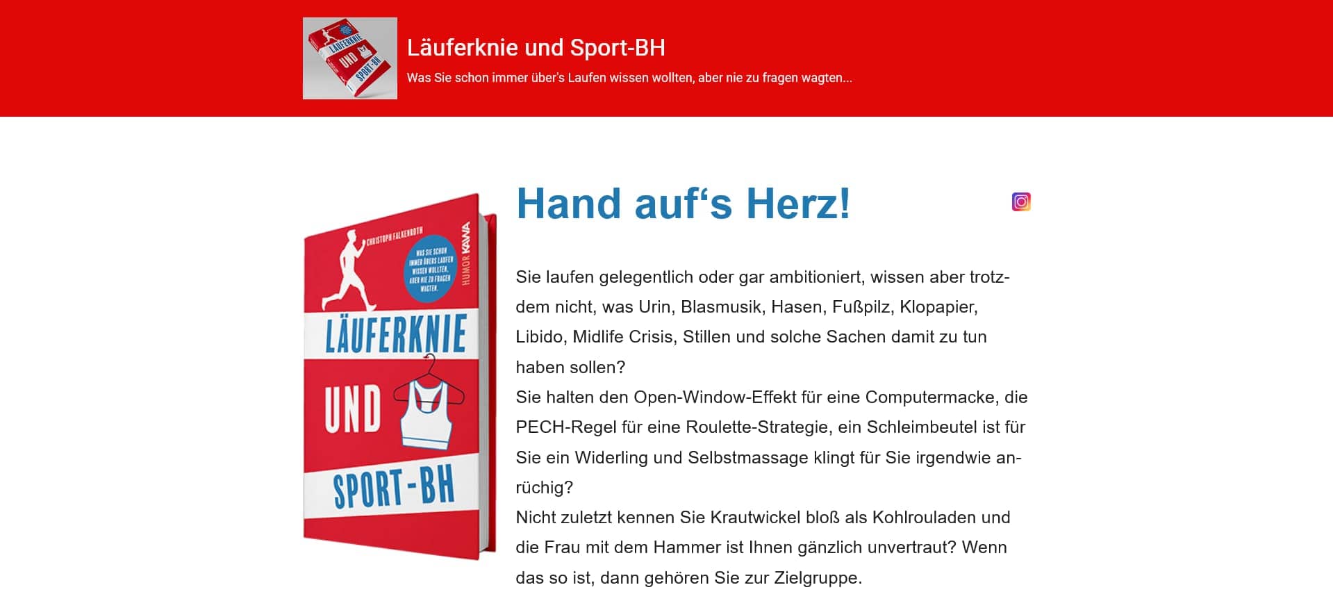 Läuferlexikon - Läuferknie und Sport-BH