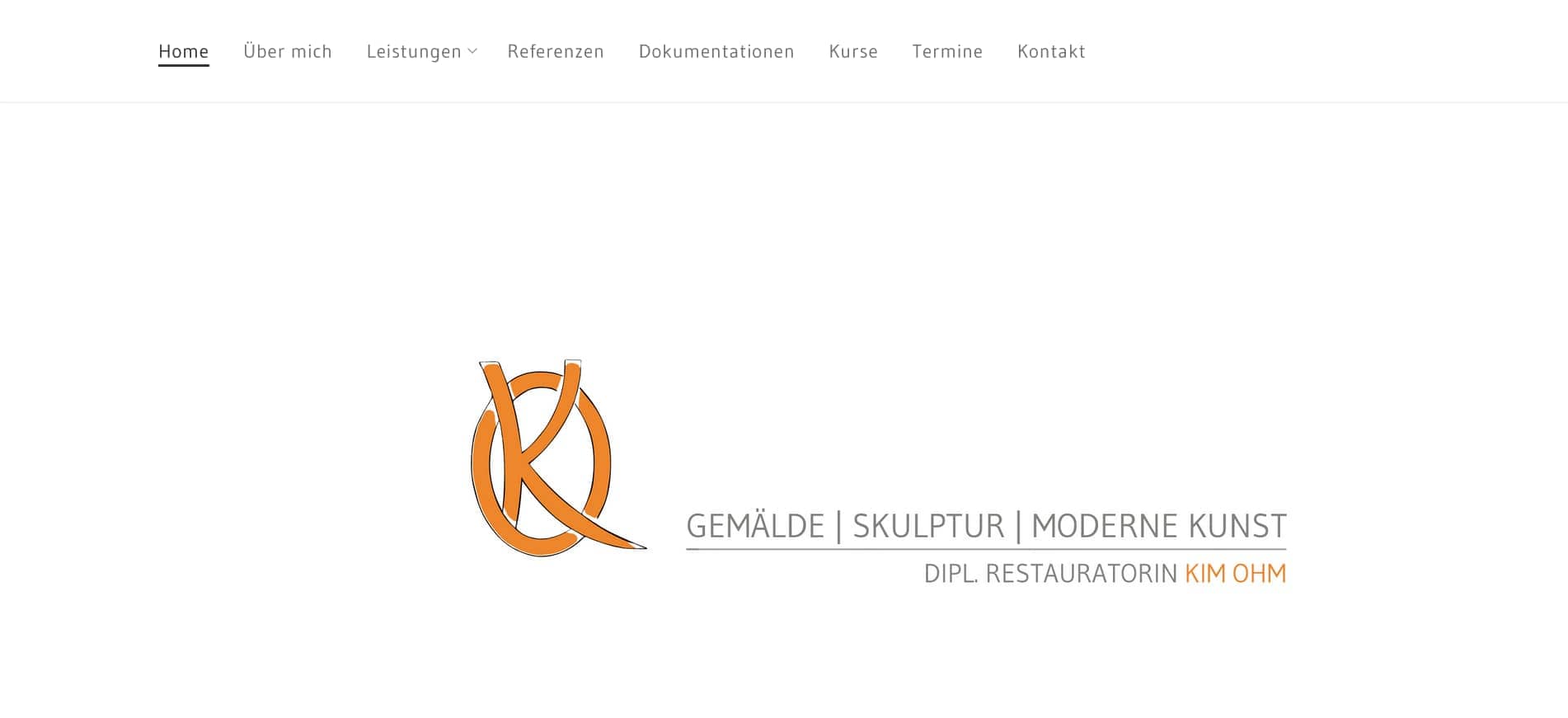 Kim Ohm Restauratorin Gemälde Skulpturen et al. Köln